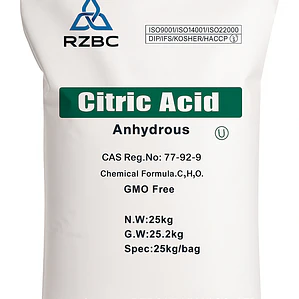 Acido Citrico Anhidro 100% puro 1 y 25 kg