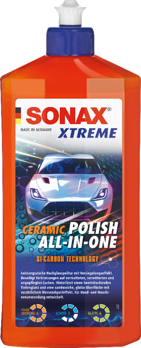 SONAX XTREME Ceramic Polish All-in-One – Pulido, brillo y protección cerámica 500cc