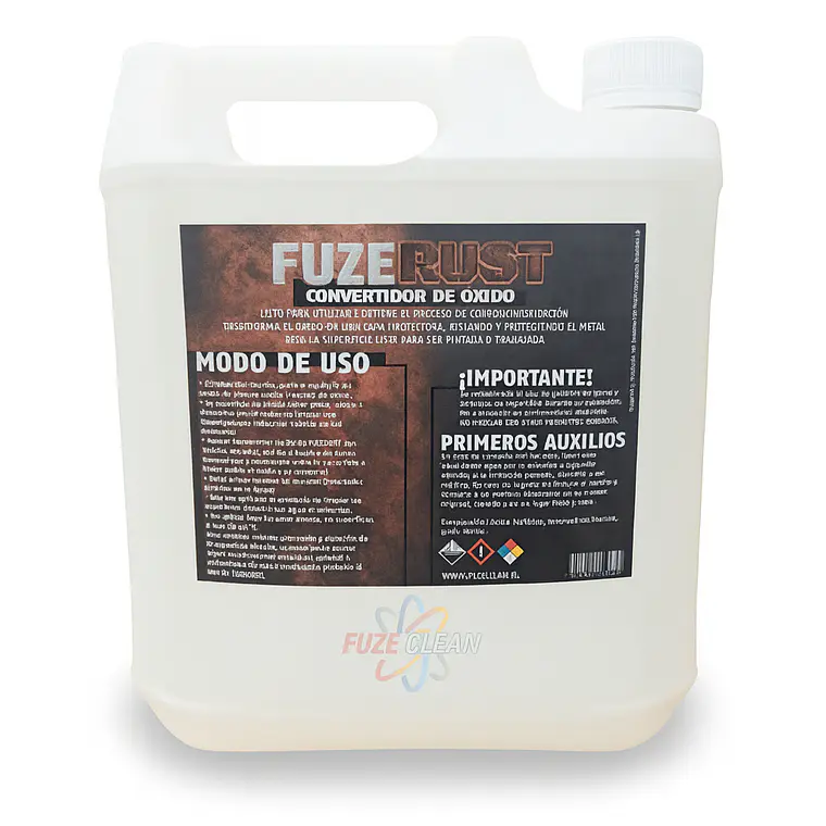 Convertidor de Óxido FUZE RUST | Tratamiento Anticorrosivo 1 y 5 Litros 2