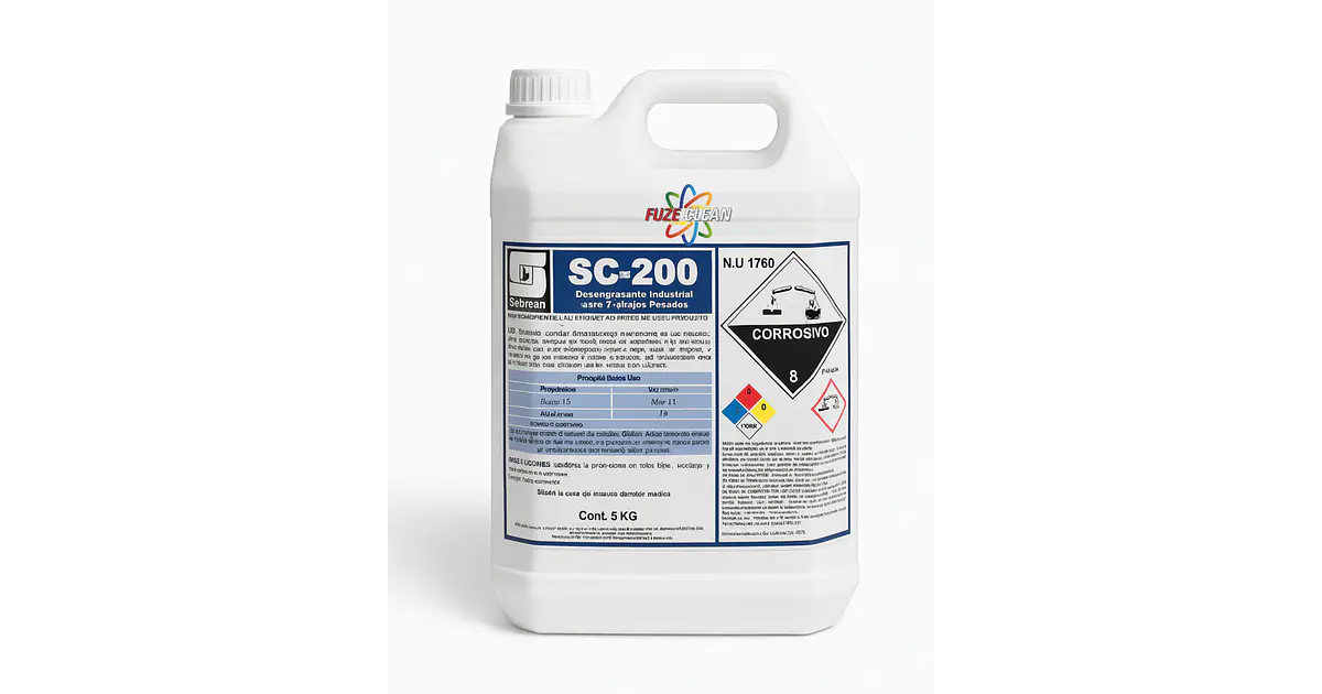 SC 200 Spartan Desengrasante Industrial | FuzeClean Chile