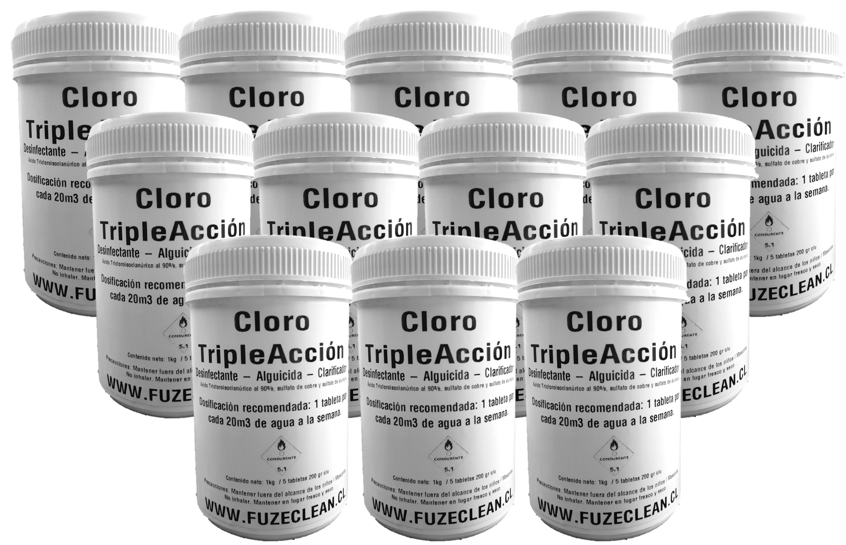 Cloro Triple Acción para piscina