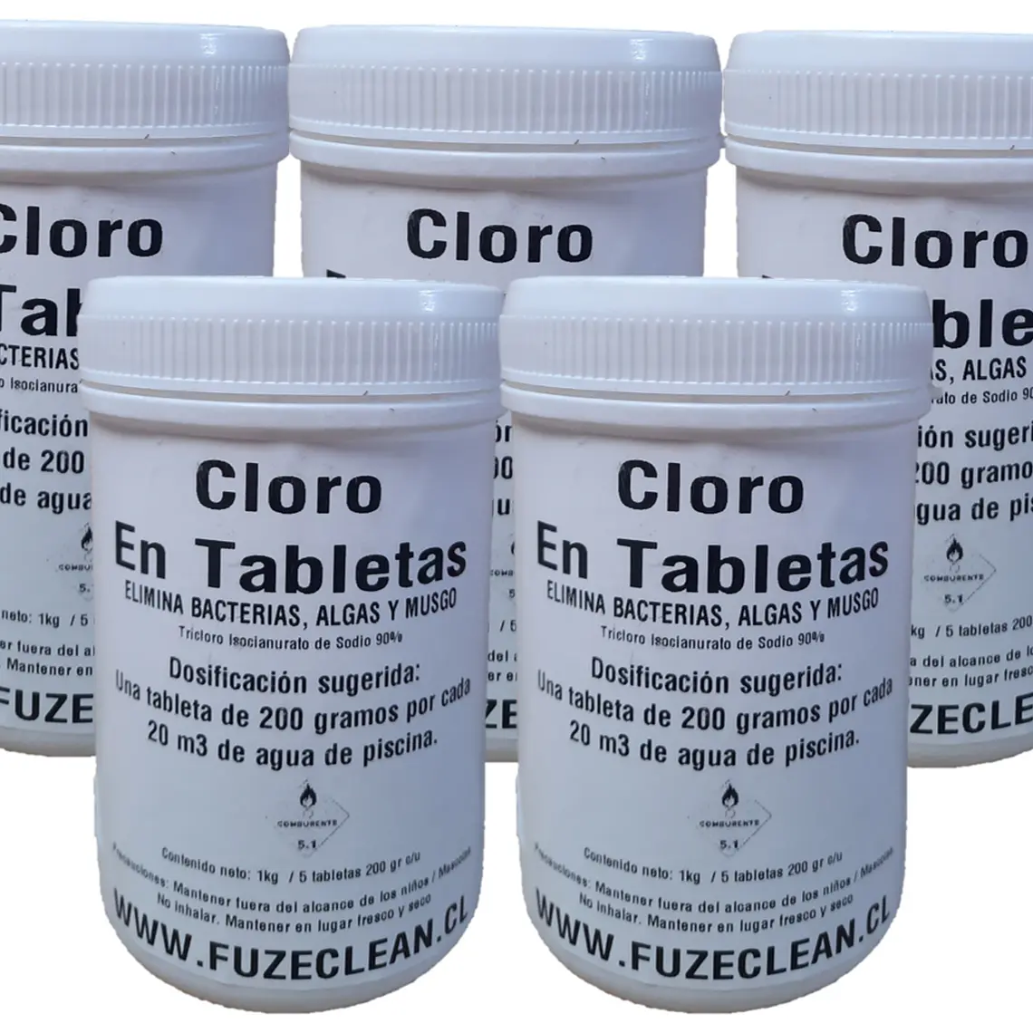 Cloro tableta para Piscina | FUZECLEAN 2