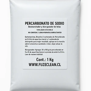 Percarbonato de sodio / Blanqueador y Desmanchador Natural 1kg. RECARGA