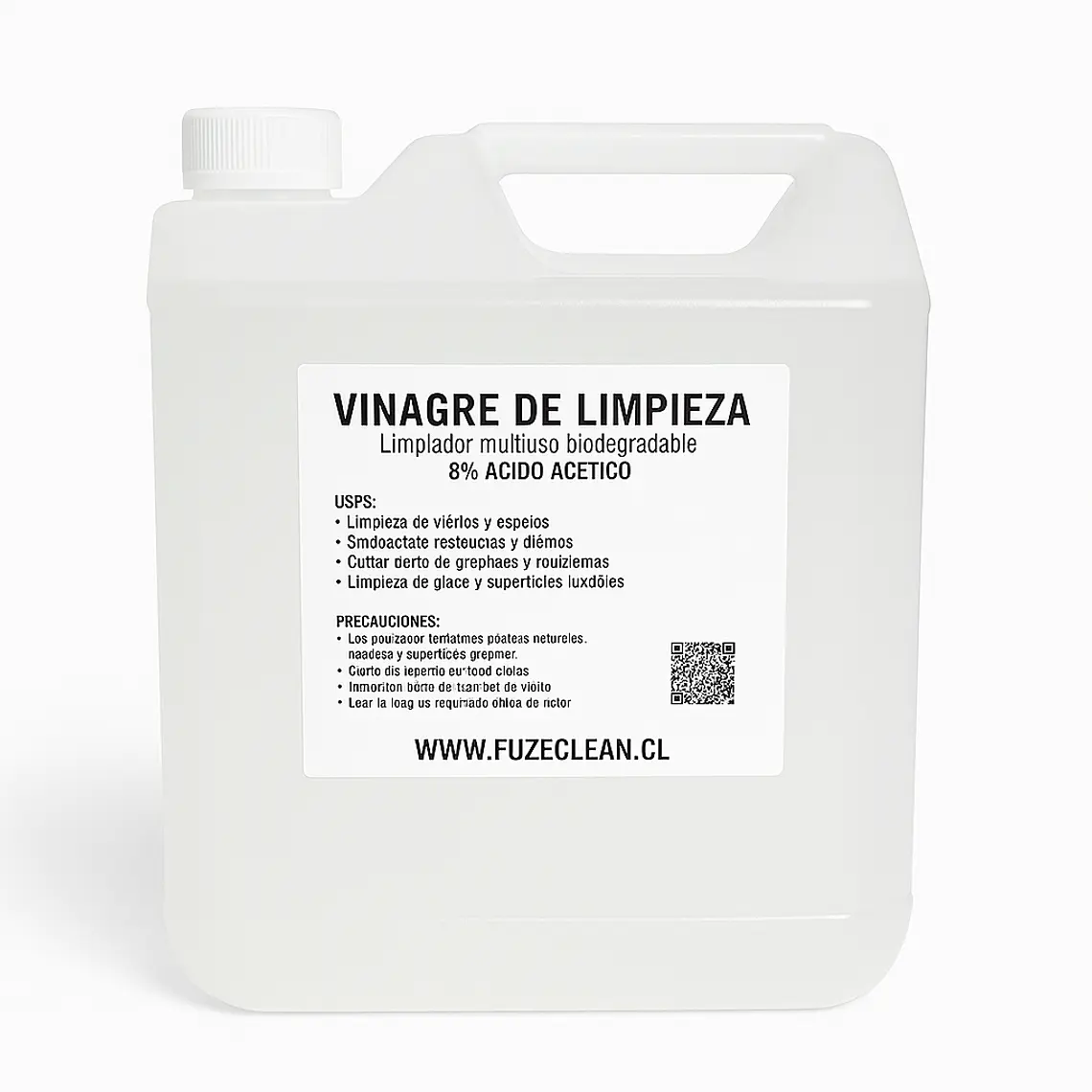 Vinagre de Limpieza 8% -Limpiador ecologico 5 litros 2