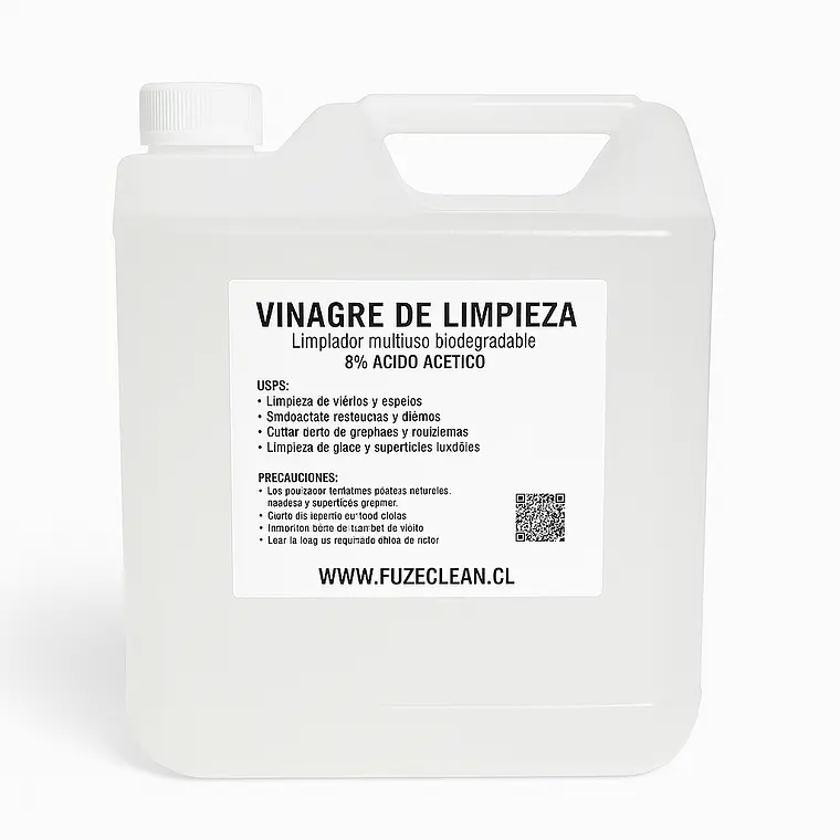Vinagre de Limpieza 8% -Limpiador ecologico 5 litros 2