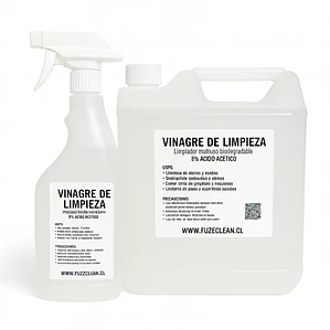 Vinagre de Limpieza 8% -Limpiador ecologico 5 litros