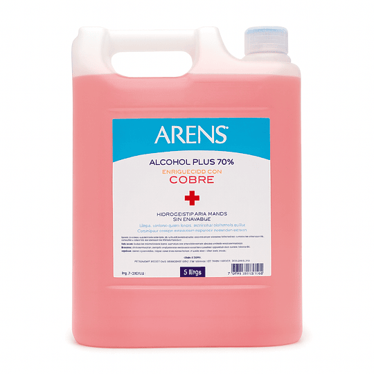 Alcohol desinfectante con Cobre 5lt