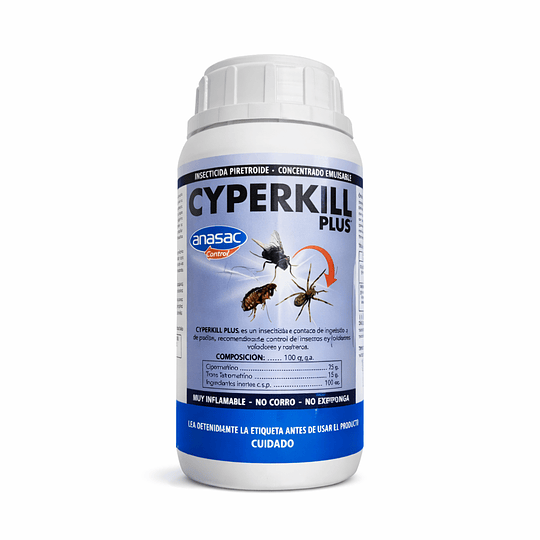 CYPERKILL PLUS ANASAC – Insecticida Profesional 250 cc y 1 Litro