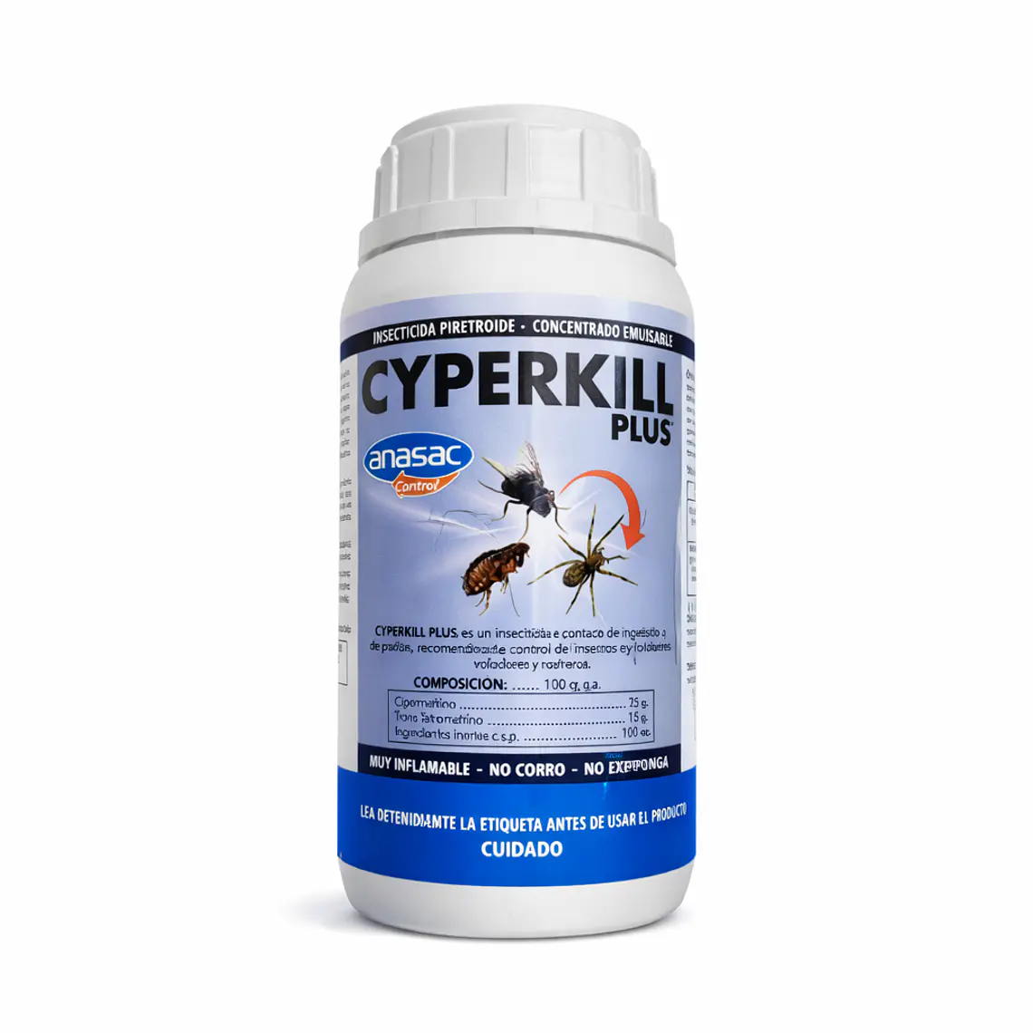 CYPERKILL PLUS ANASAC – Insecticida Profesional 250 cc y 1 Litro 1