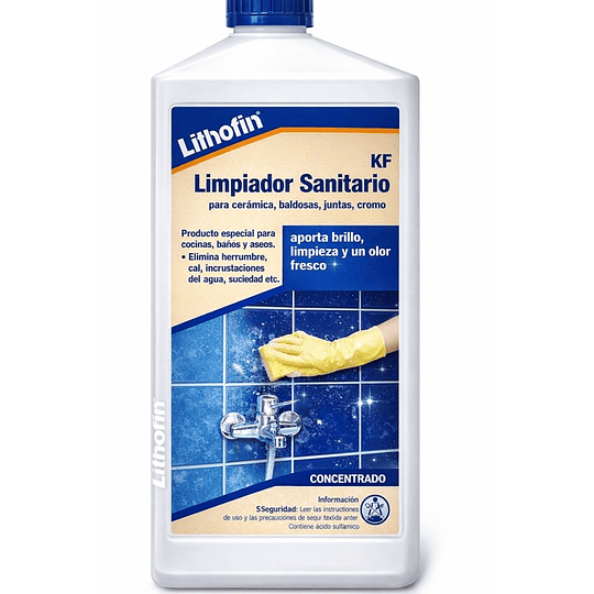Limpiador de baño Profesional  Lithofin | Elimina Sarro y Cal 1 litro