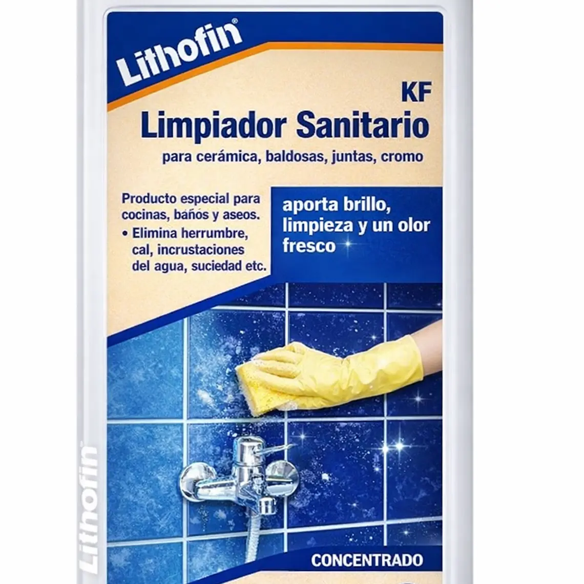 Limpiador de baño Profesional  Lithofin | Elimina Sarro y Cal 1 litro 1