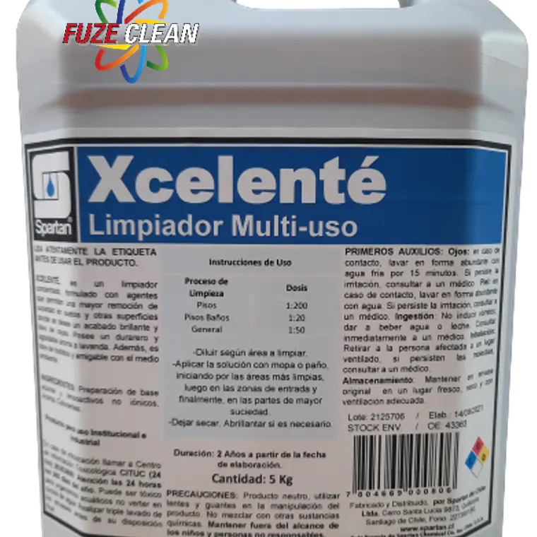 Limpiador y Protector de Pisos con Aroma a Lavanda - XCELENTE  1