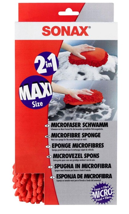 Esponja Microfibra SONAX para Lavar Autos