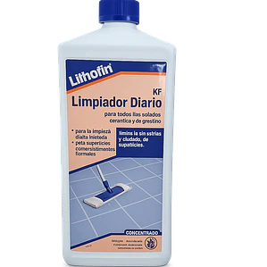 Limpiador Diario Porcelanato y ceramicas  Lithofin | Rendimiento Ultra Alto 1L
