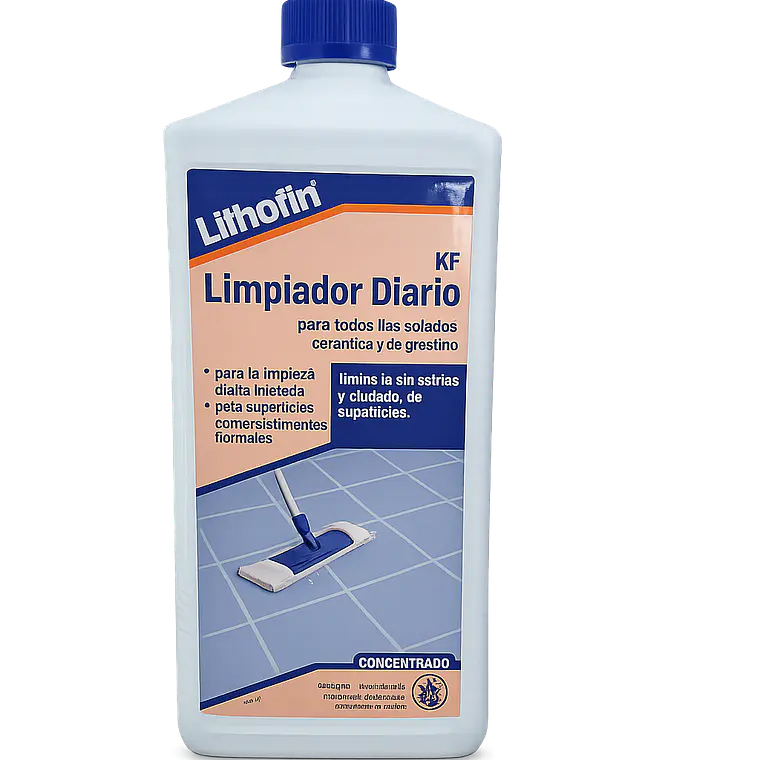 Limpiador Diario Porcelanato y ceramicas  Lithofin | Rendimiento Ultra Alto 1L 1