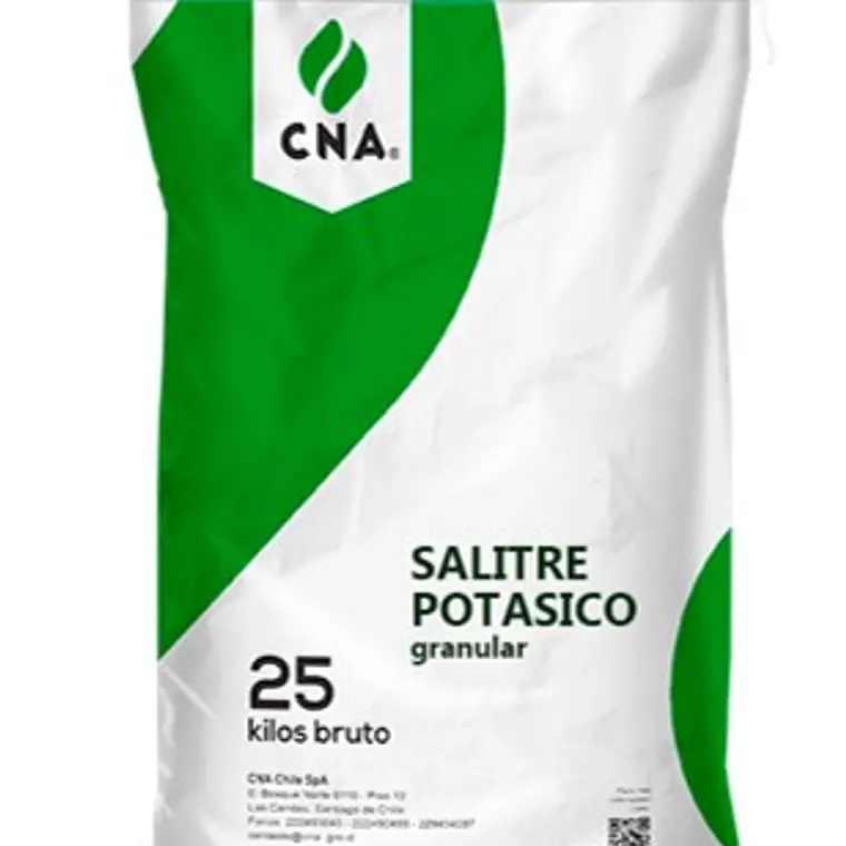 Salitre Potásico 25 Kg Fertilizante Nitrato de Potasio para Frutales, Jardín y Cultivos | FuzeClean Chile 1