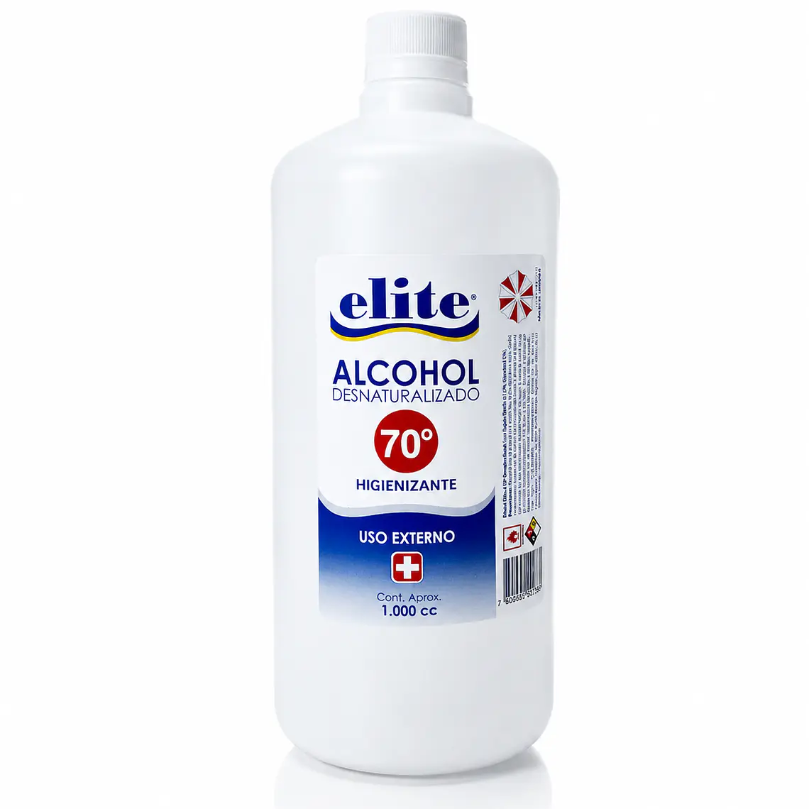 Alcohol Desnaturalizado 95° Elite 1 Litro | Limpieza y Uso Industrial 1
