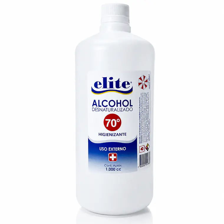 Alcohol Desnaturalizado 95° Elite 1 Litro | Limpieza y Uso Industrial 1