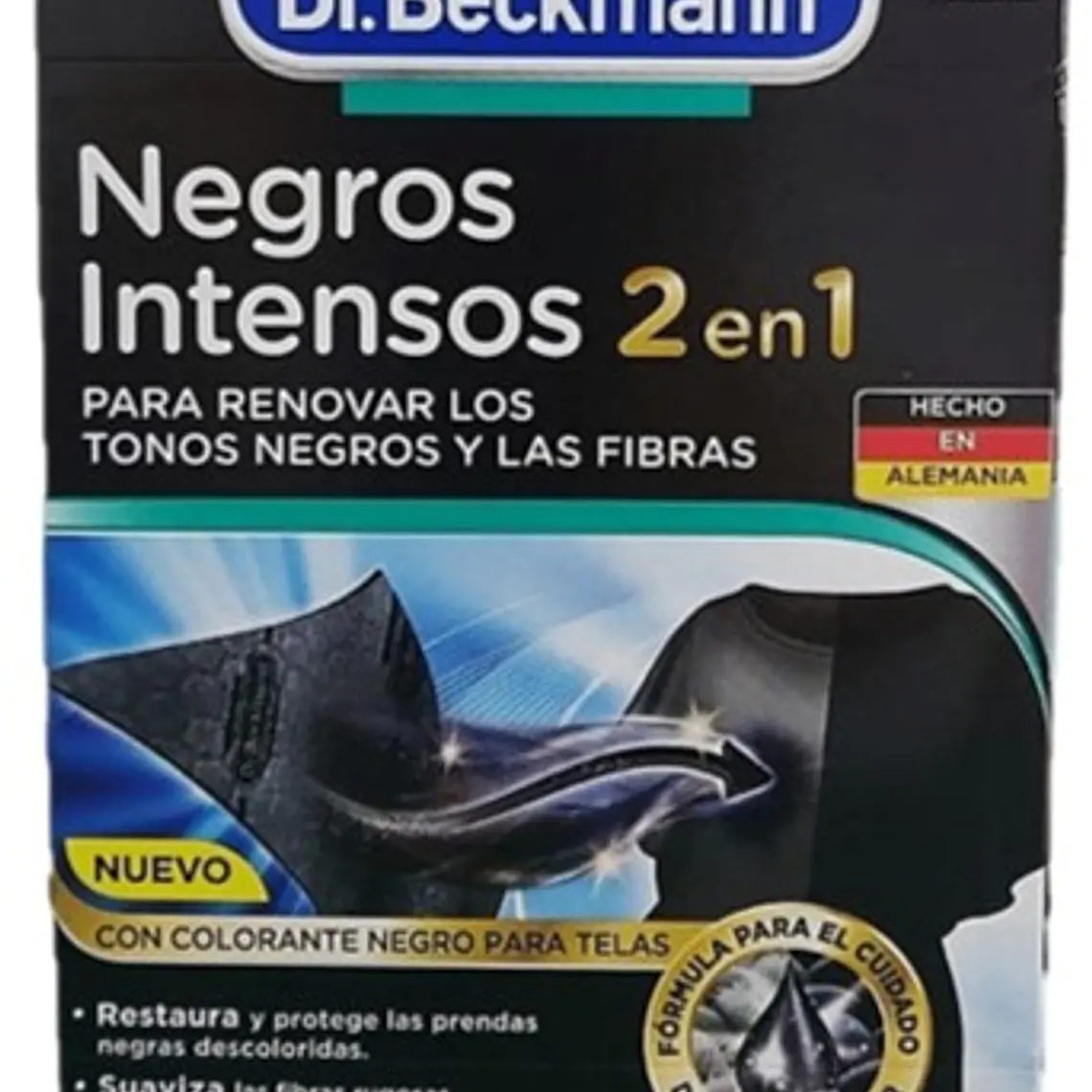 Dr. Beckmann Negros Intensos 8 Toallitas | Recupera el Color de tu Ropa Negra 1