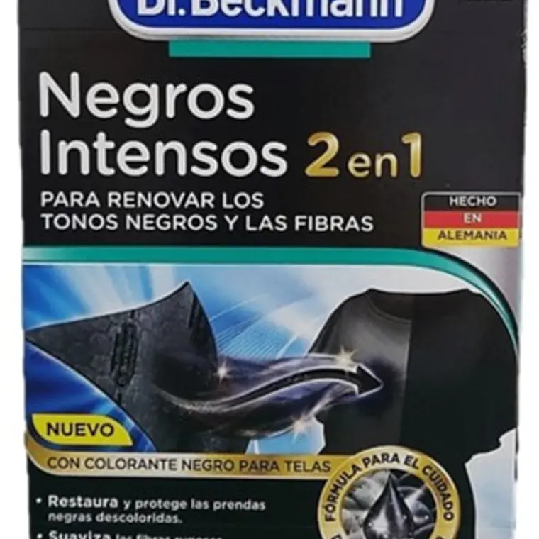 Dr. Beckmann Negros Intensos 8 Toallitas | Recupera el Color de tu Ropa Negra 1