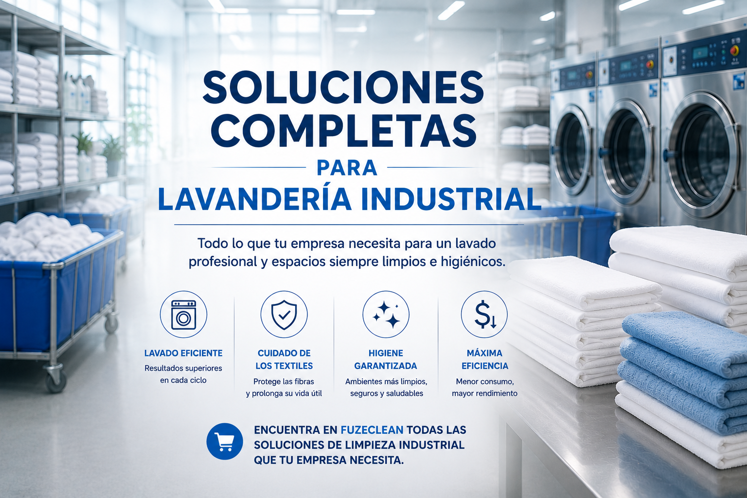 Lavandería Industrial: Productos Profesionales Spartan para un Lavado Eficiente | FuzeClean