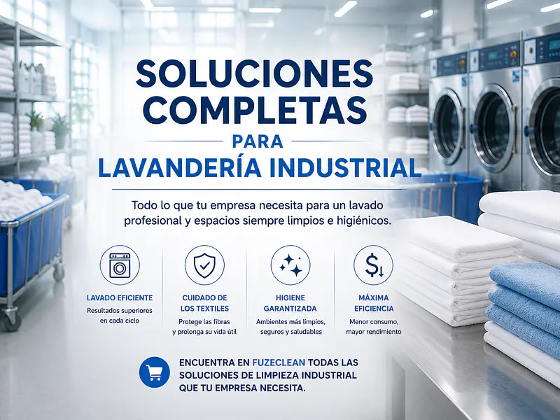 Lavandería Industrial: Productos Profesionales Spartan para un Lavado Eficiente | FuzeClean