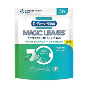 Magic Leaves – Detergente en Láminas  Dr. Beckmann  20 lavados