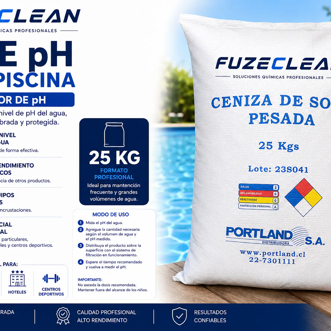 Sube pH para Piscina 25 kg | Elevador de pH 2