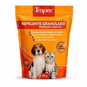 Repelente para Mascotas Traper Granulado 600 g – Ayuda a Alejar Perros y Gatos