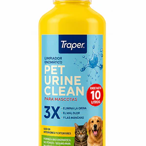 Pet Urine Clean Concentrado Traper 1 Litro – Eliminador de Olor a Orina de Mascotas