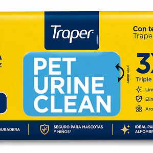 Trapero Desechable Pet Urine Traper 12 Unidades – Limpieza Enzimática para Mascotas