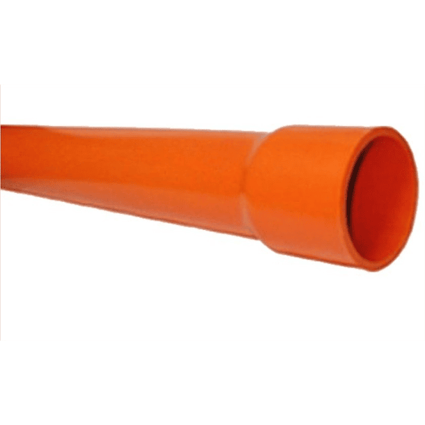TUBERIA SCH 40 NARANJA 1 1/4*6 C/CAM 
