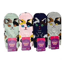 Tobillera de Algodón Colorful Cats