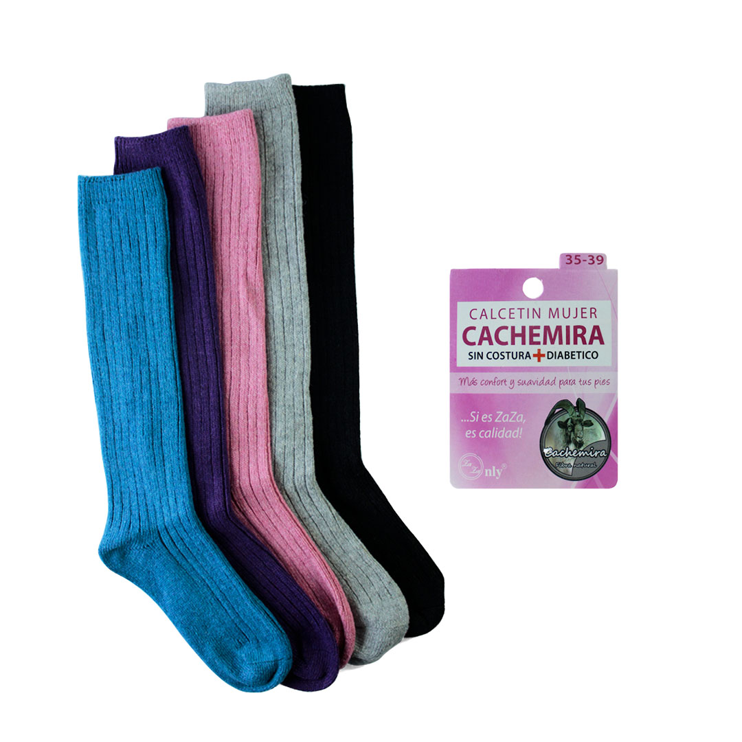 Calceta pie diabético talla 35-39 (6 pares )