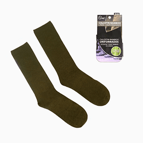 Calcetín Bambú Verde Linea Uniformado