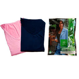 Camiseta Cuello V Extra Suave