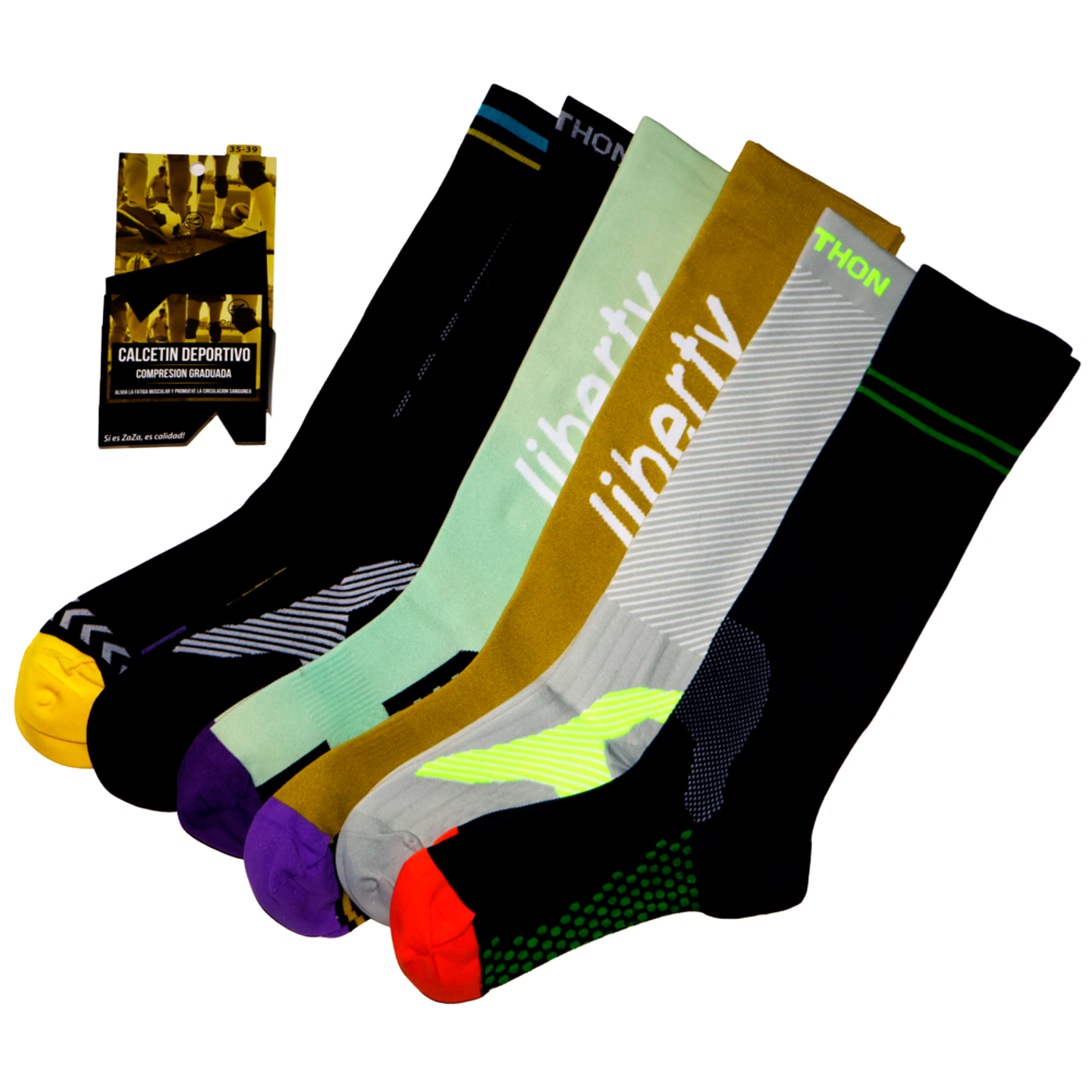 Calcetín Deportivo Compresión Graduada 