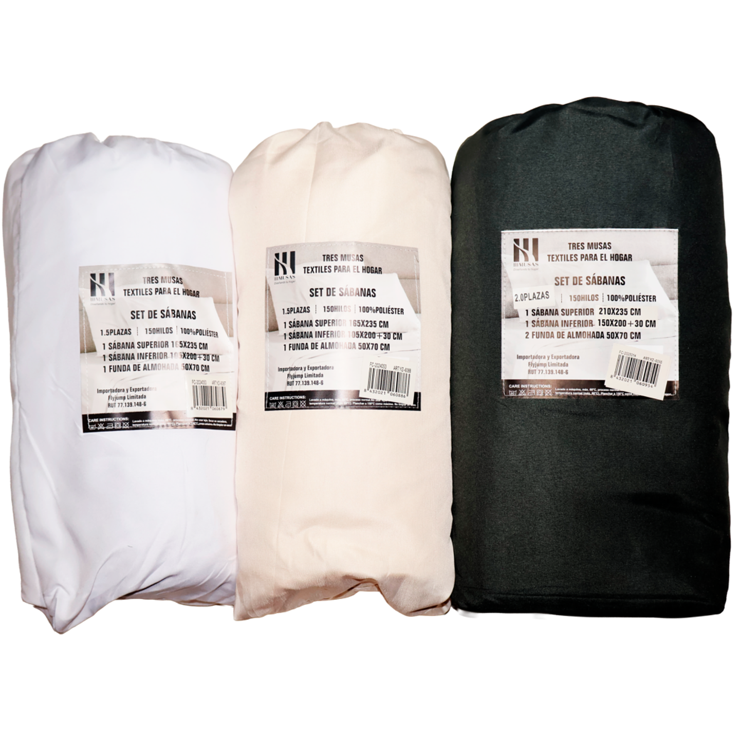 Sabanas Algodón 1 1/2 Plaza