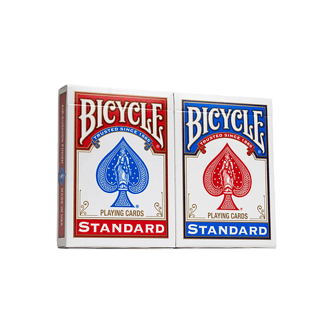 BICYCLE STANDARD INDEX SET (AZUL Y ROJO)