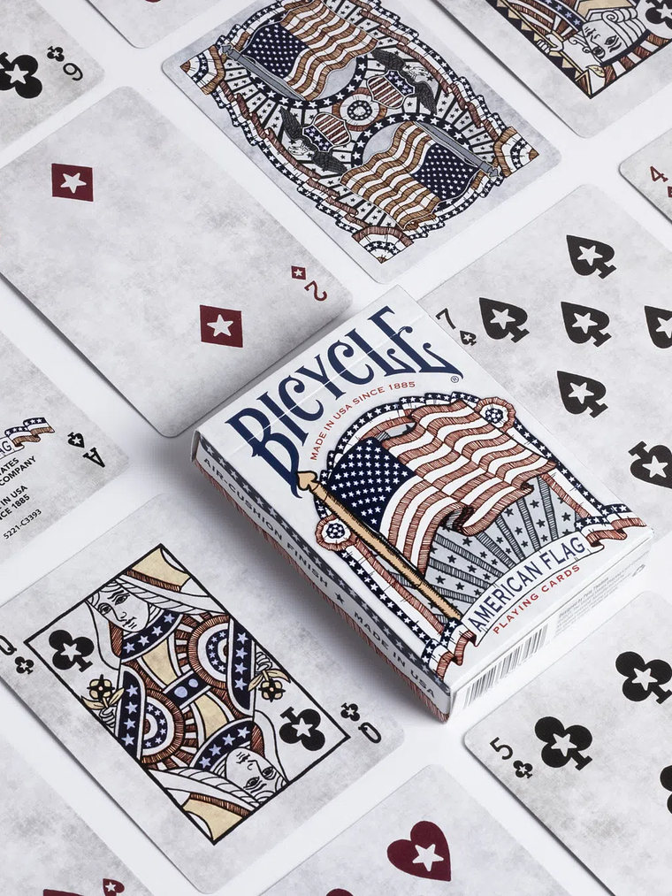 BICYCLE AMERICAN FLAG 2