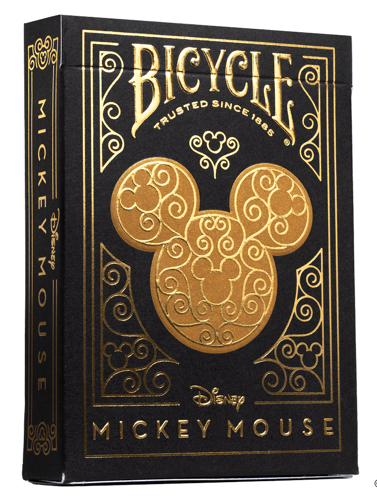 BICYCLE DISNEY BLACK & GOLD MICKEY 2