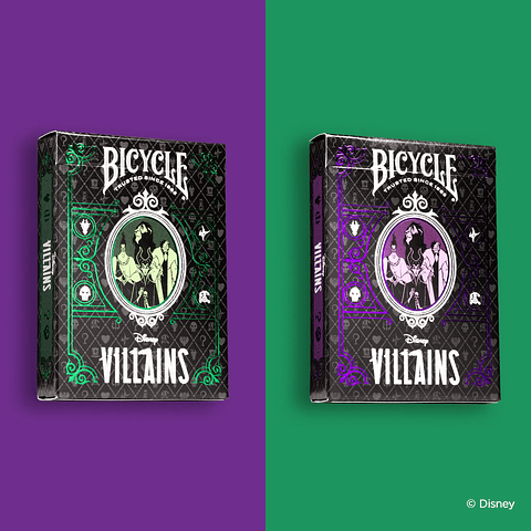 BICYCLE DISNEY VILLAINS SET