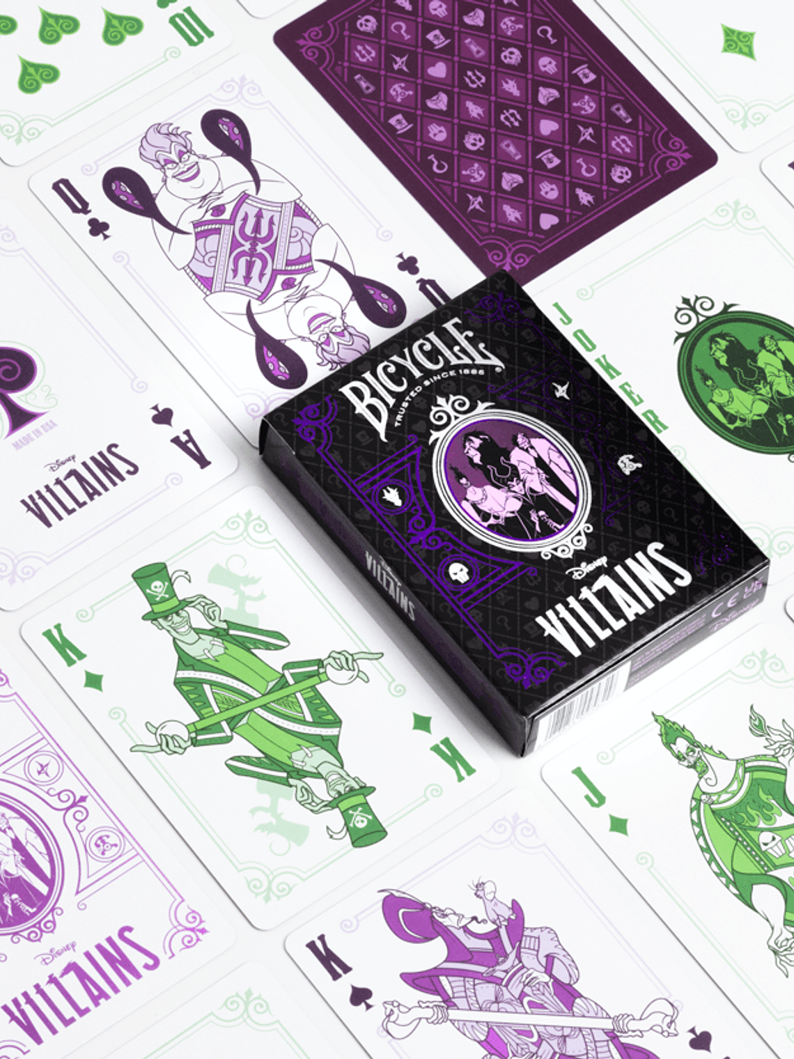 BICYCLE DISNEY VILLAINS SET 3