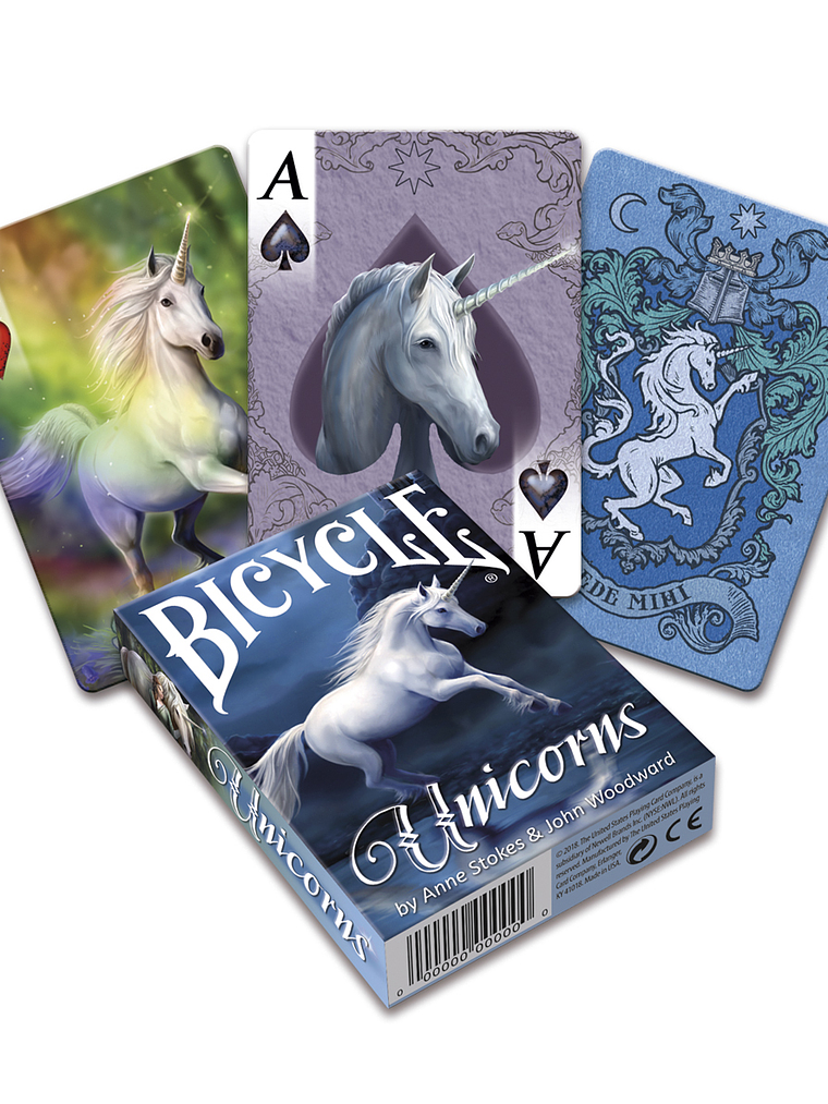 BICYCLE UNICORNS POR ANNE STOKES 1