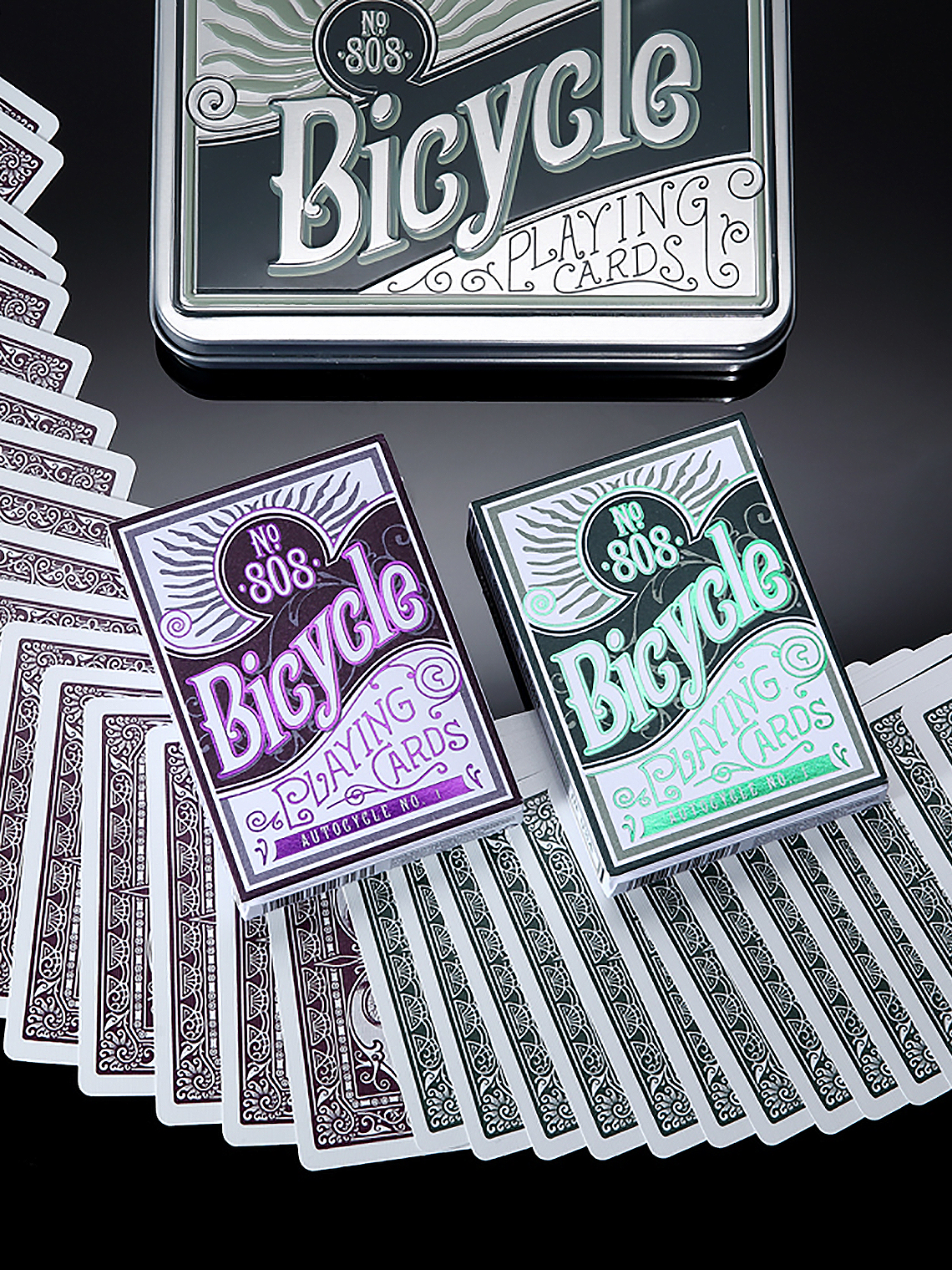 SET RETRO AUTOCYCLE N°1 EN CAJA METÁLICA 2