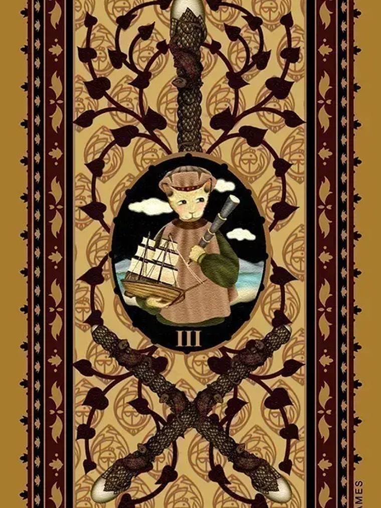 MEDIEVAL CAT TAROT 6