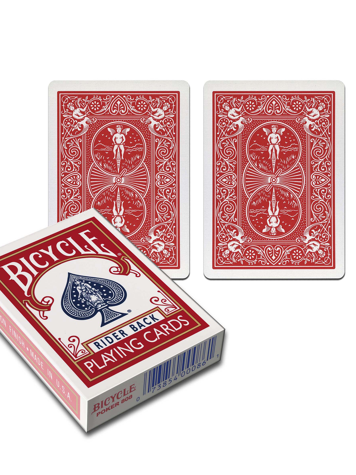 BICYCLE MAGIC GAFF DOBLE ROJO 1