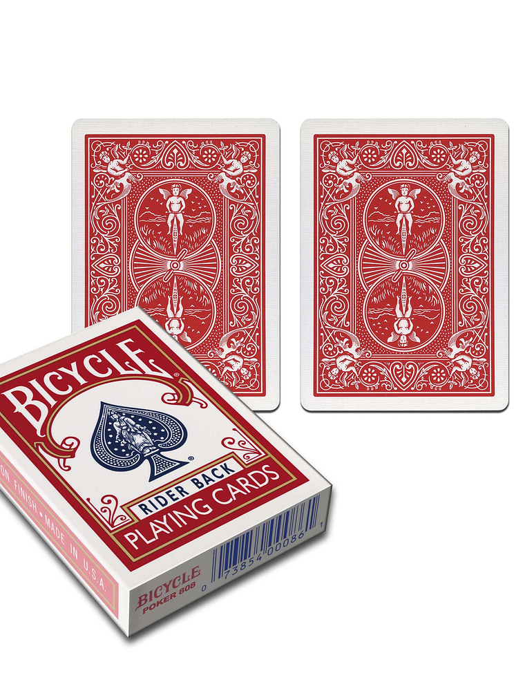 BICYCLE MAGIC GAFF DOBLE ROJO 1