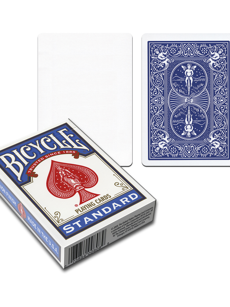 BICYCLE MAGIC GAFF DORSO AZUL CARA BLANCA 1