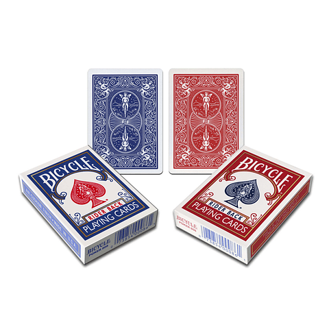 BICYCLE MAGIC GAFF DOBLE DORSO AZUL Y ROJO